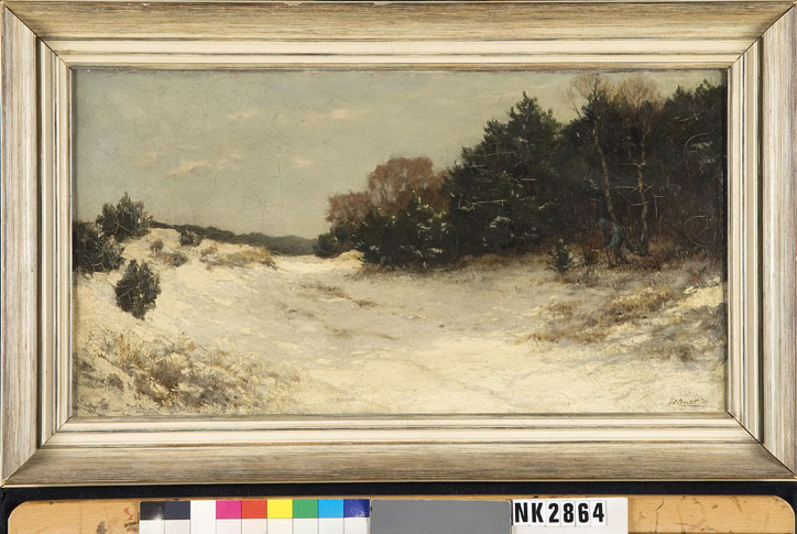 Eduard August Becht, Winterlandschap