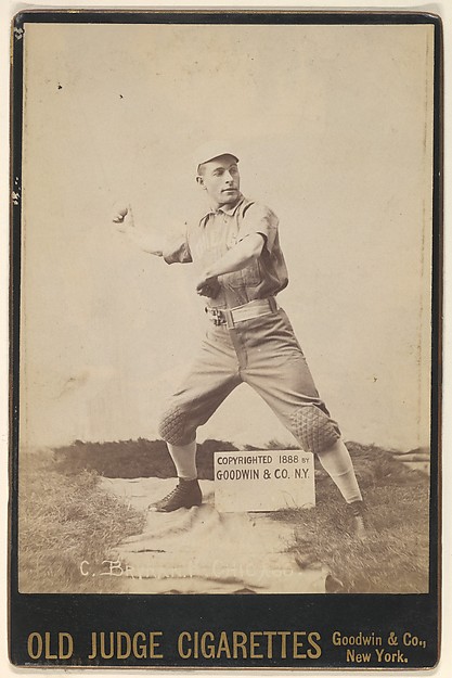 Goodwin & Company, C. Crynan, Pitcher, Chicago, from the series Old Judge Cigarettes