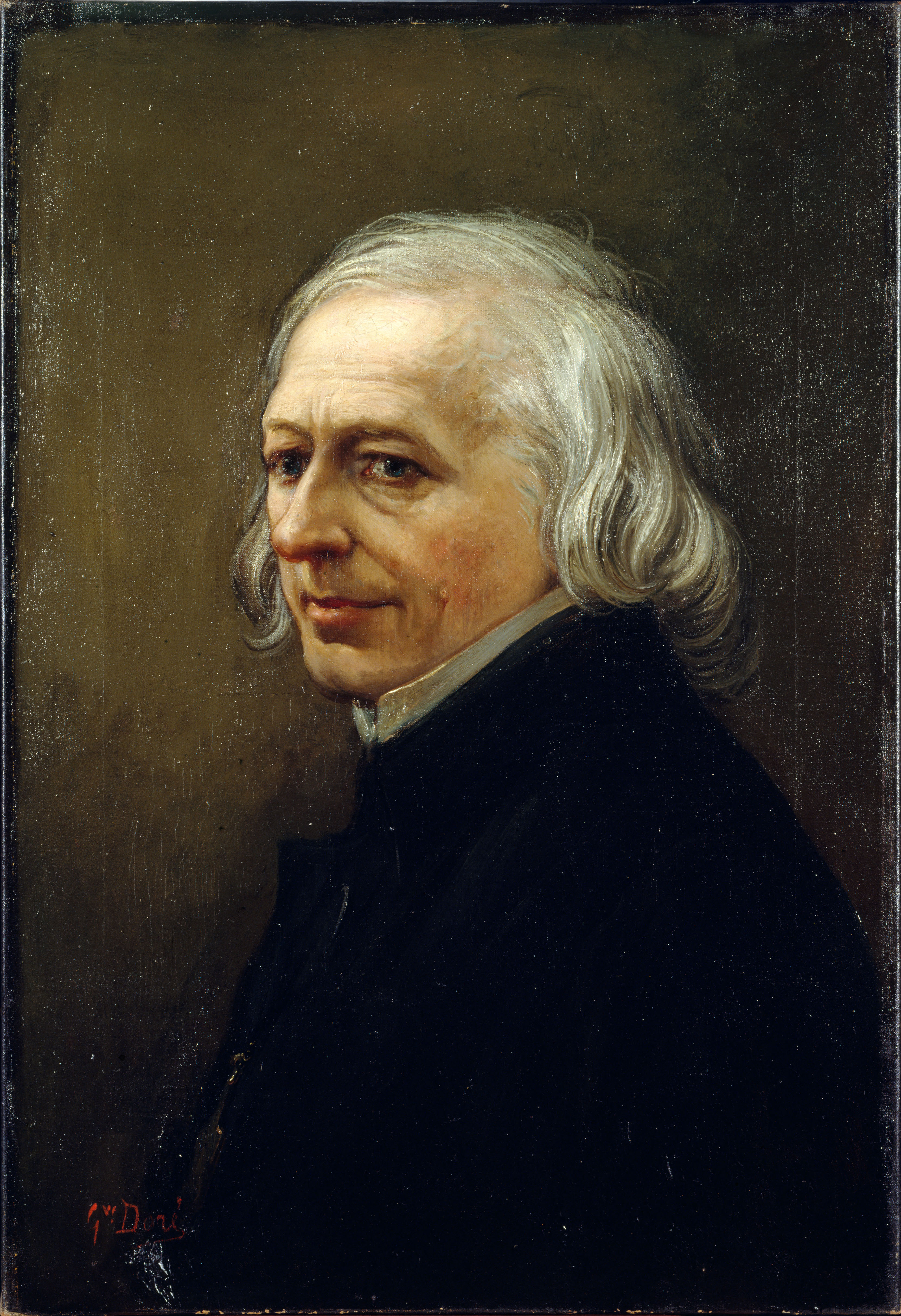Gustave Doré, Portrait de Charles Philipon (1800-1862), dessinateur et journaliste