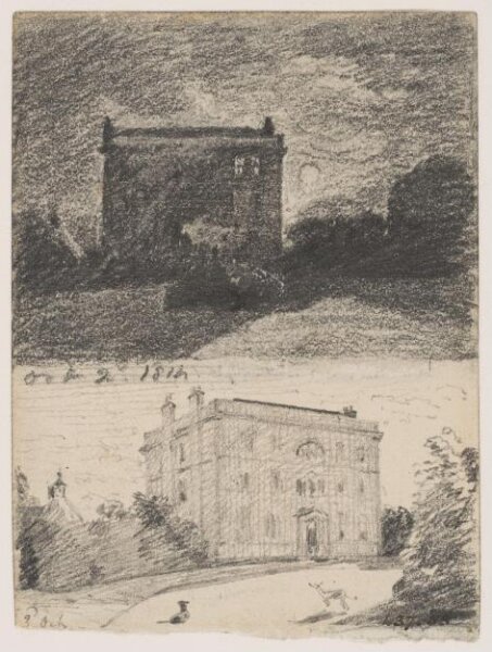 Constable, John (RA), John Constable, The house of Mr. Golding Constable at East Bergholt (the artist's birth place).