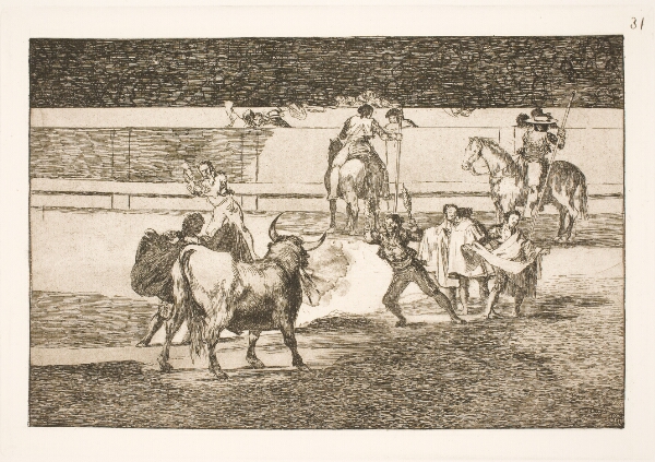 Francisco de Goya, Banderillas med lynkinesere