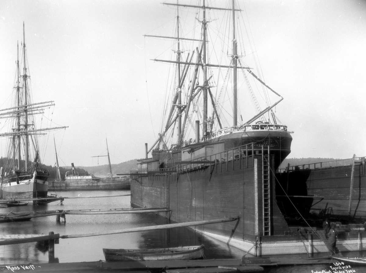 Anders Beer Wilse, Prot: Moss - Flytedok og Værft 19. Oct. 1902