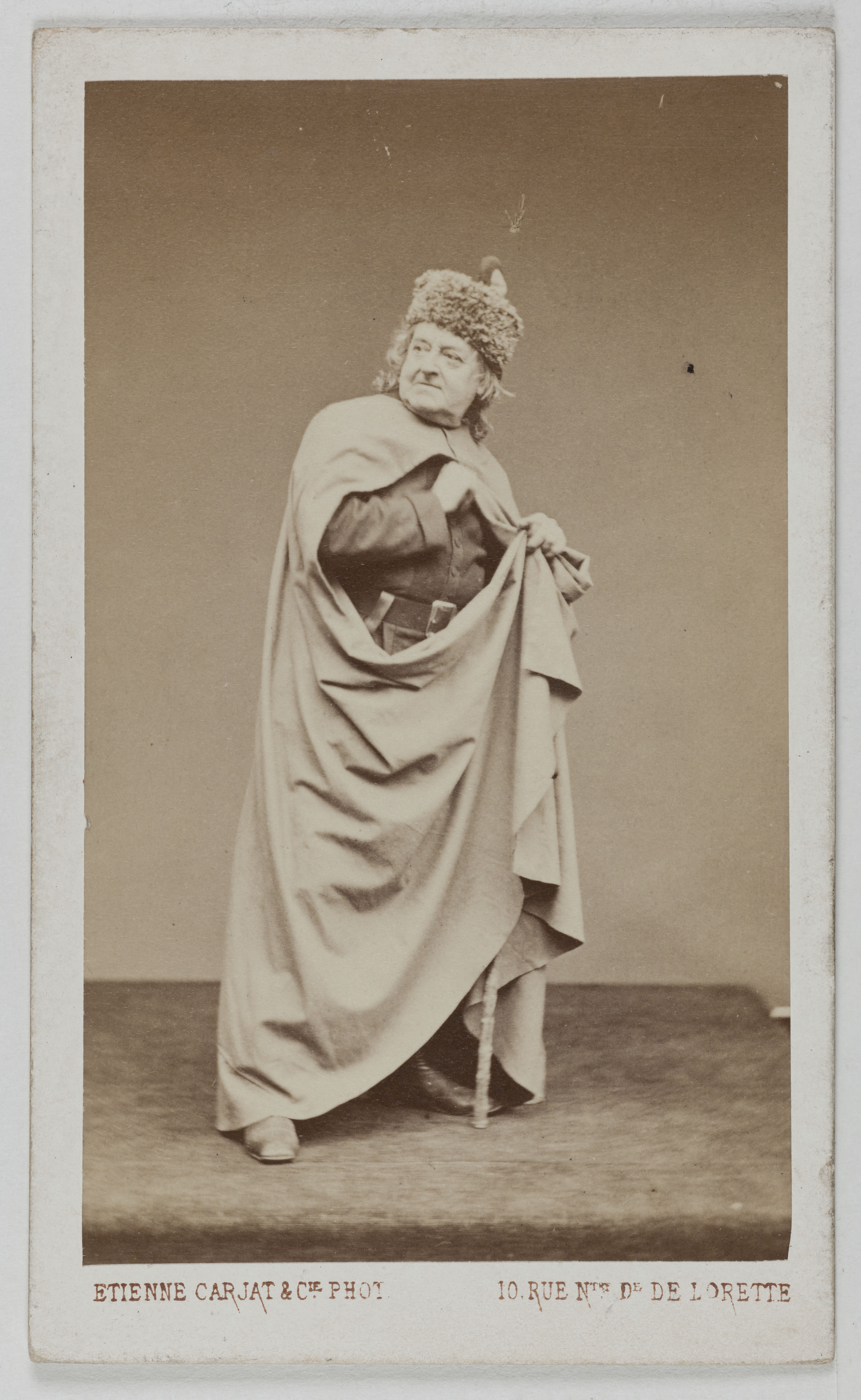 Carjat & Cie, Portrait de Frédérick Lemaître, (Antoine-Louis-Prosper Lemaître, 1800-1876), (acteur)
