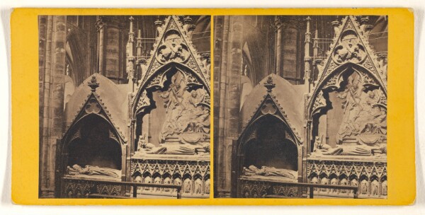 George Washington Wilson, Westminster Abbey - Tombs in the Choir.