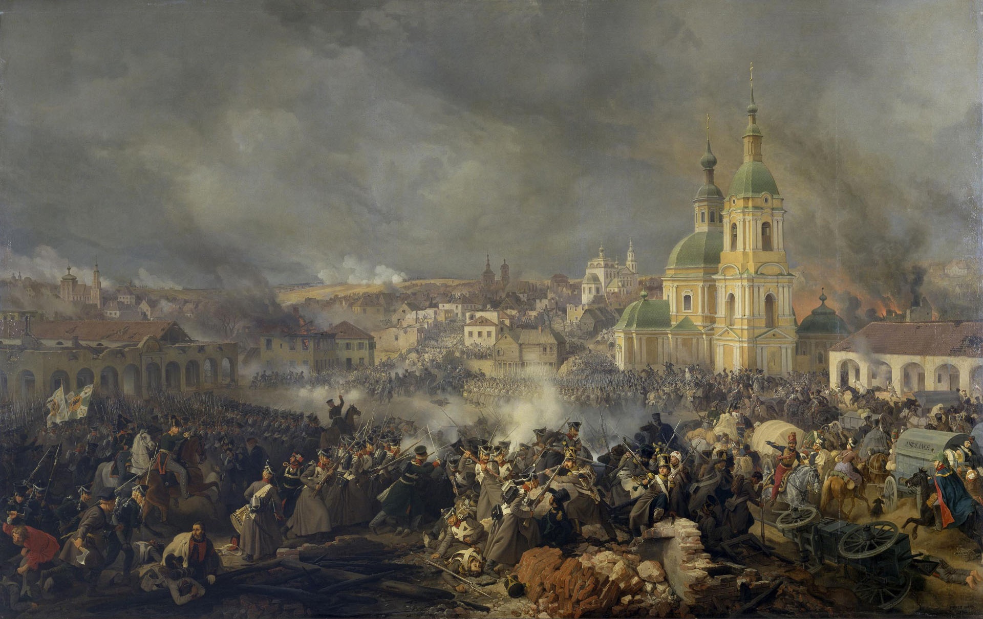 Peter von Hess, Battle of Viazma on 22 October (3 November) 1812