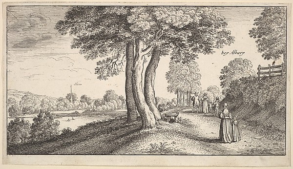Wenceslaus Hollar, View Near Albury