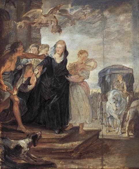 Peter Paul Rubens, The departure of the queen from Paris