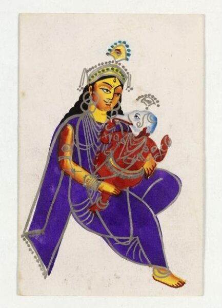 Unknown, Parvati and Ganesha