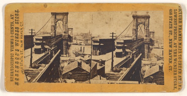 Unknown, Covington and Cincinnati Suspension Bridge. [Kentucky]