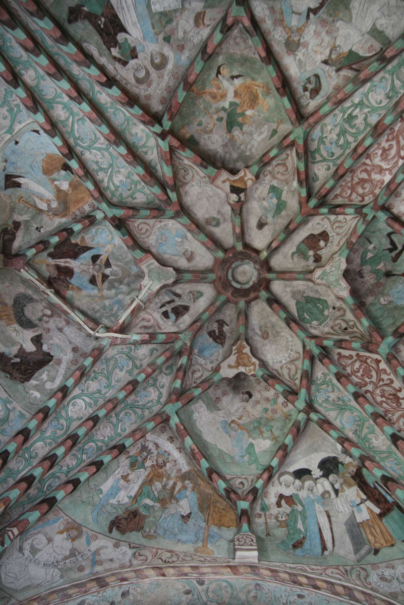 Johan Dellbeck, Valve painting in Härnevi Church, Härnevi parish, Uppland 2008