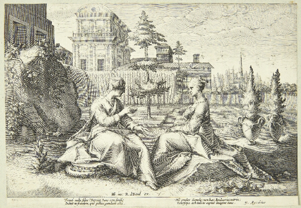 Hendrick Goltzius, Juno i forklædning som Beroë advarer Semele