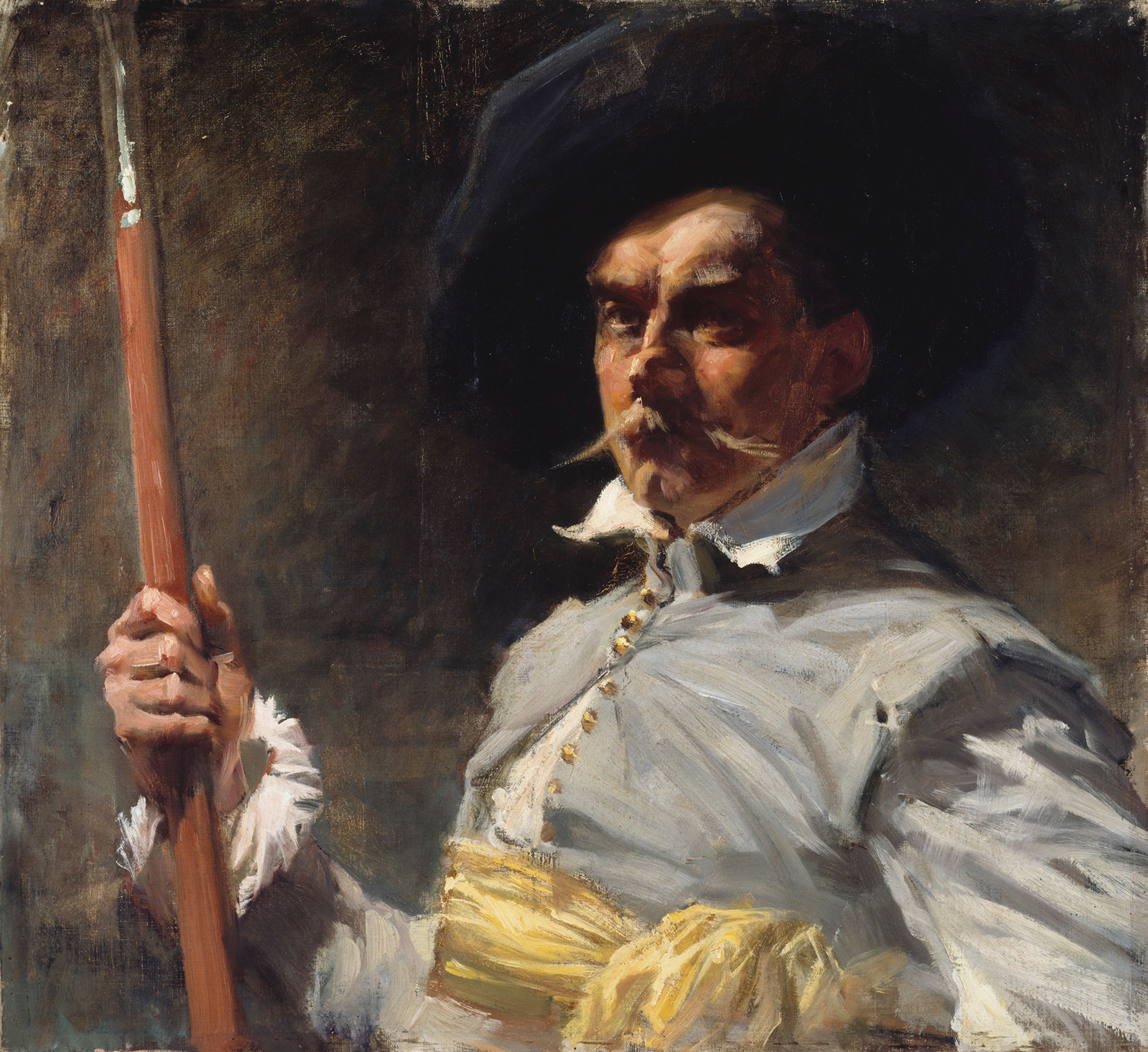 Albert Edelfelt, Self-Portrait in 17th Century Costume ; Self-Portrait in Dress of the 17th Century