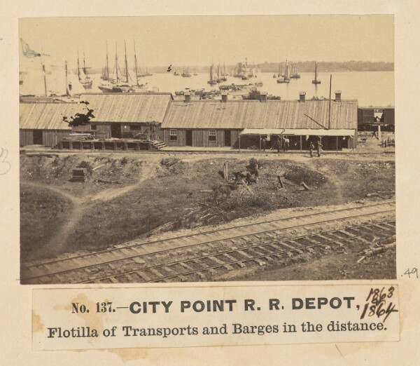 A. J. Russell, City Point Railroad Depot