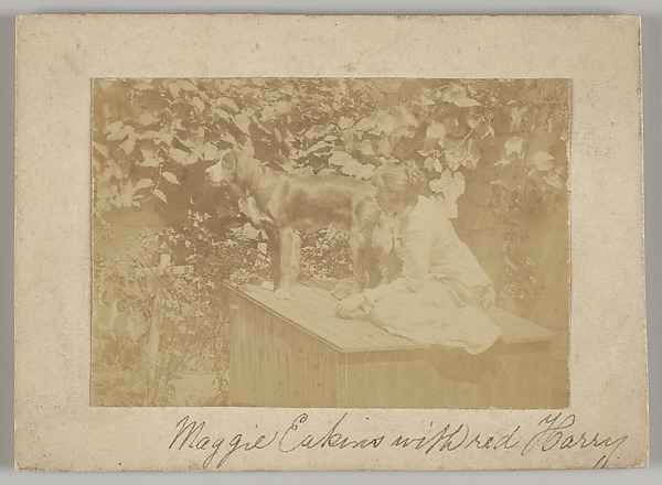 Thomas Eakins, Maggie Eakins with "Harry"