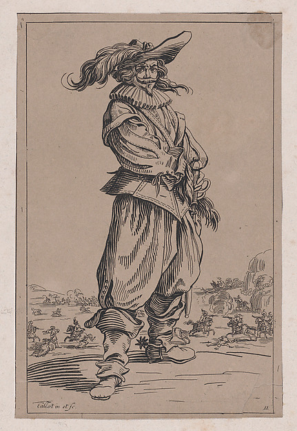 Anonymous, Copy of Le Guerrier au Chapeau Orné d'une Grande Plume (The Officer with a Large Feather in His Hat), from "La Noblesse" (The Nobility)