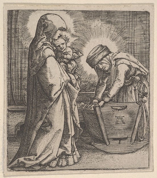Albrecht Altdorfer, Copy of The Virgin and Child with Saint Anne at the Cradle