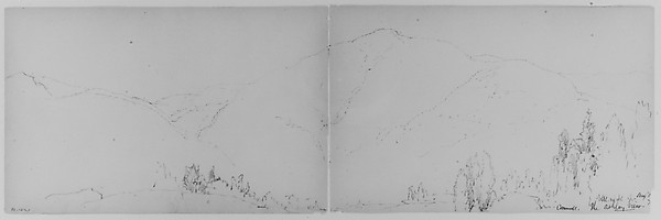 Daniel Huntington, Cornwall, 1871 (from Sketchbook)