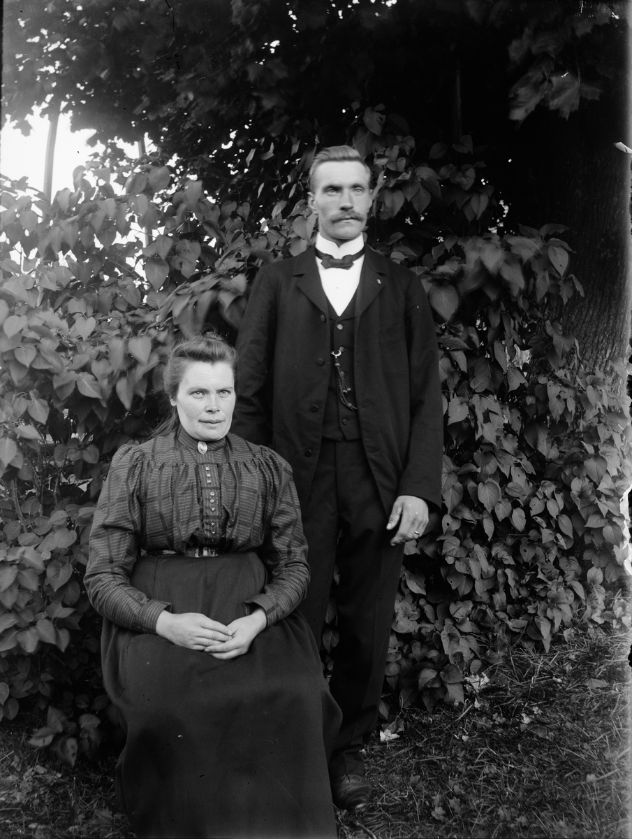 Josef Ärnström, Josef Ärnströms bror och svägerska, Albert och Maja Ärnström, Uppsala 1910