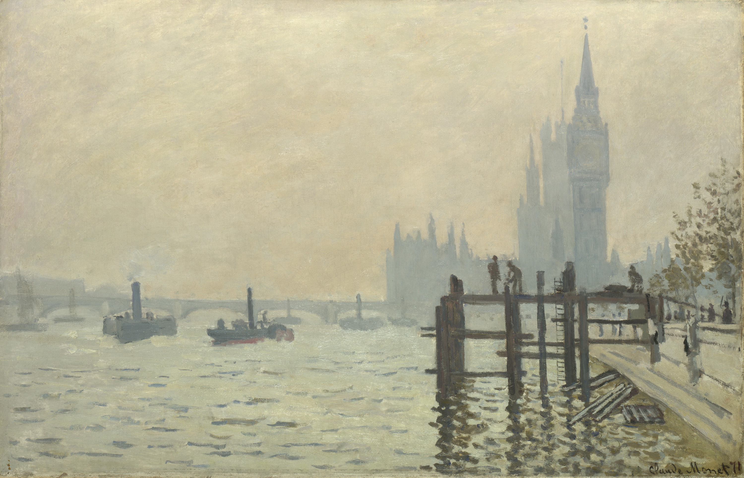 Claude Monet, The Thames below Westminster