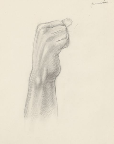 J Tinkelenberg, Clenched fist