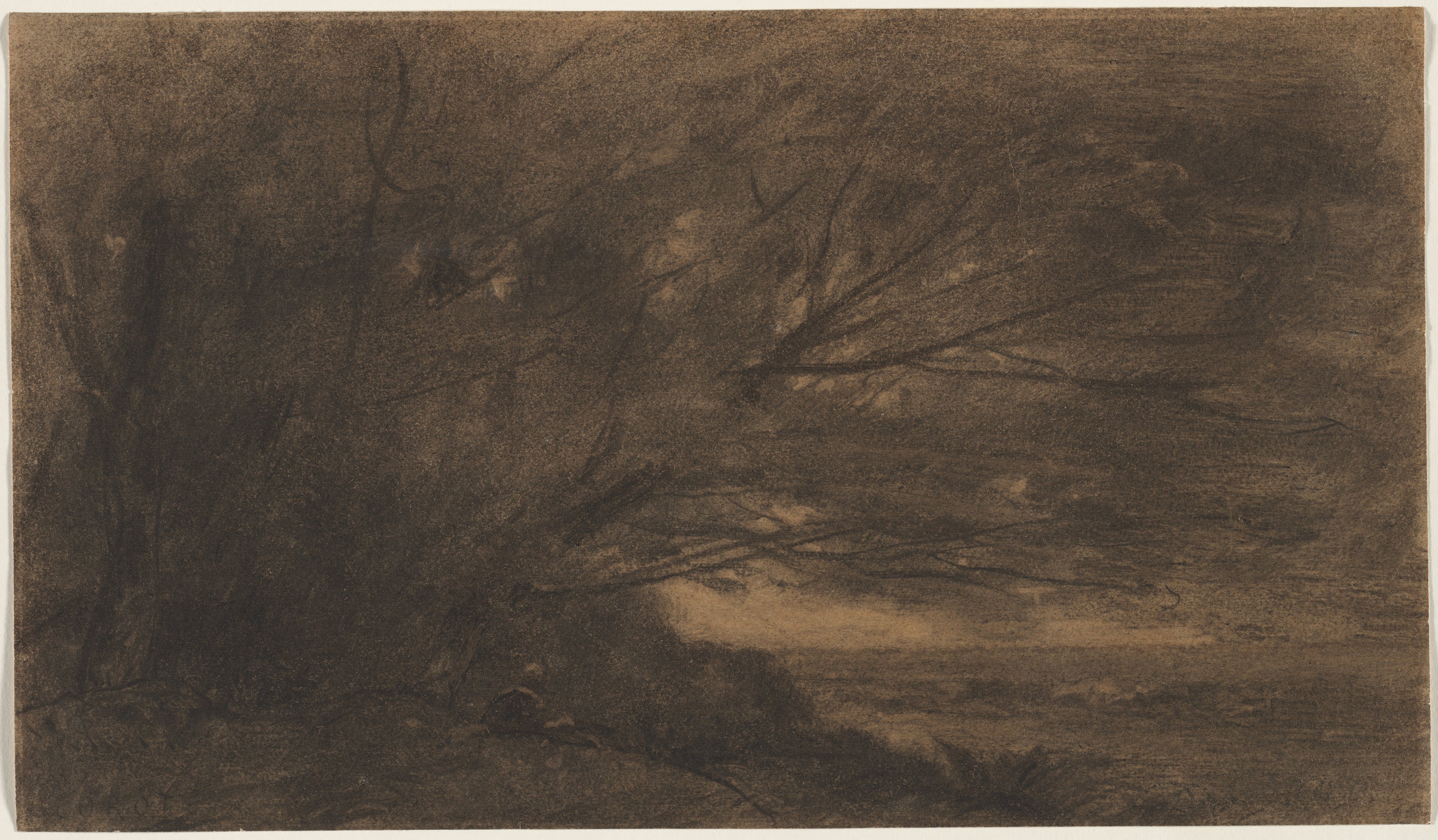 Jean Baptiste Camille Corot, Landscape (The Large Tree)