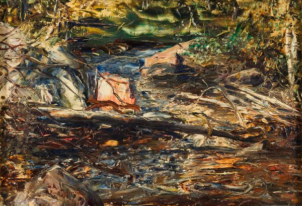 Ernst Josephson, Landscape with Stream