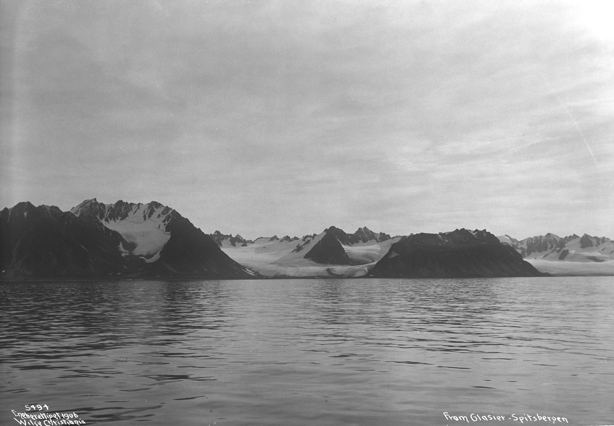 Anders Beer Wilse, "Prot: Spitsbergen Fjeldparti paa Danskeøen Aug.