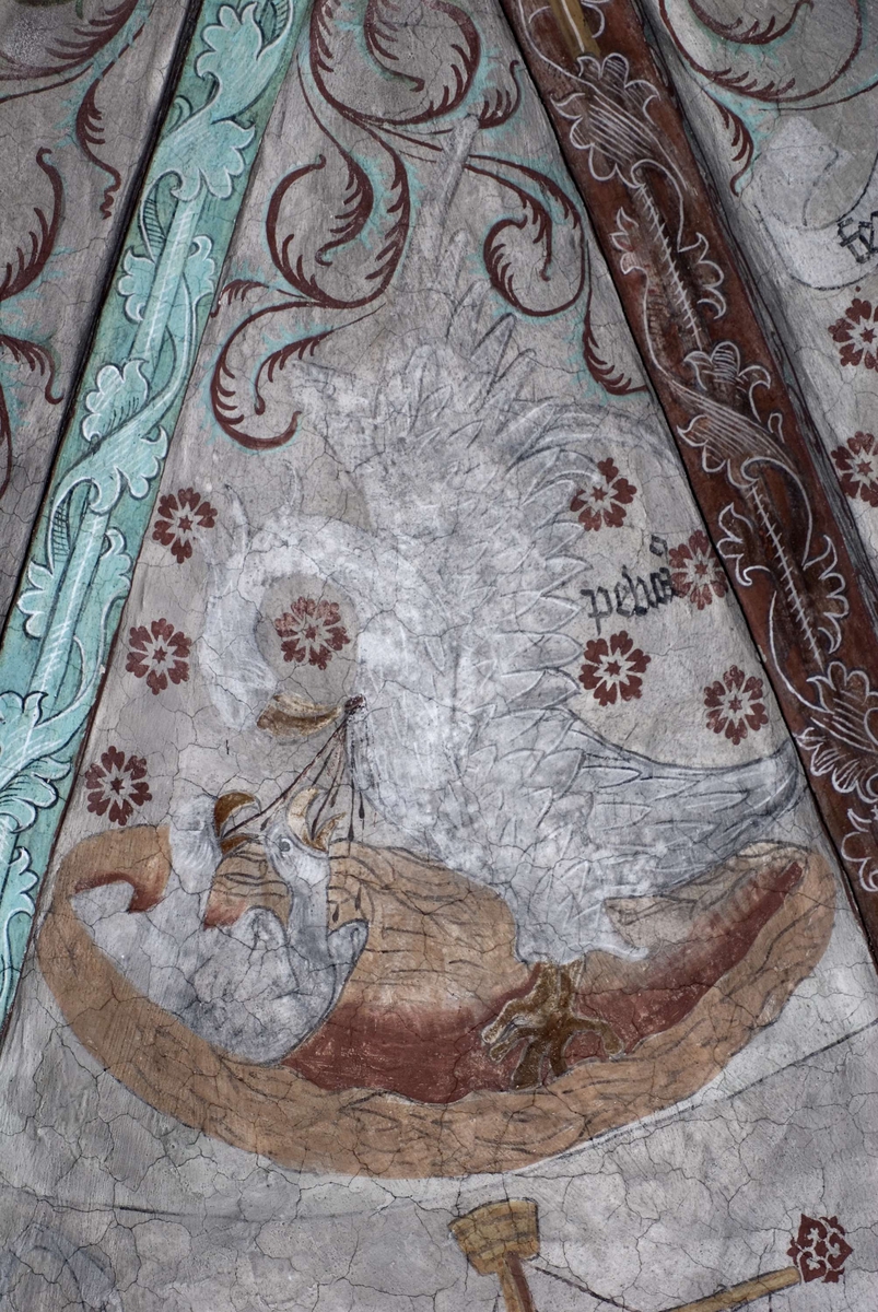 Bengt Backlund, Lime Painting in Harkberga Church, Uppland 2009