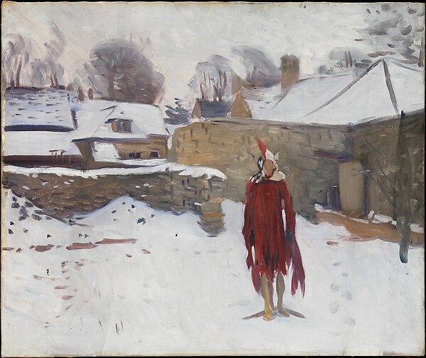 John Singer Sargent, Mannequin in the Snow