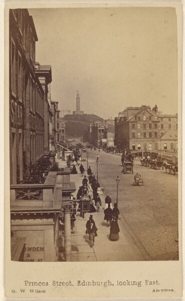 George Washington Wilson, Princes Street, Edinburgh, looking East