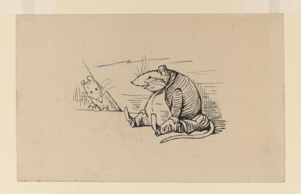 Potter, Beatrix, Samuel Whiskers and Anna Maria in an attic