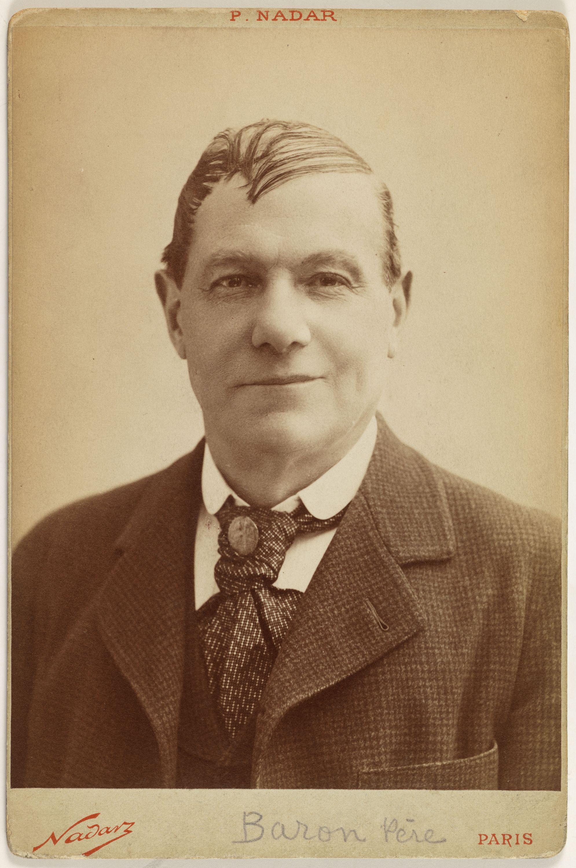 Atelier Nadar, Portrait de Louis Bouchenez, dit Baron (1838-1920), acteur