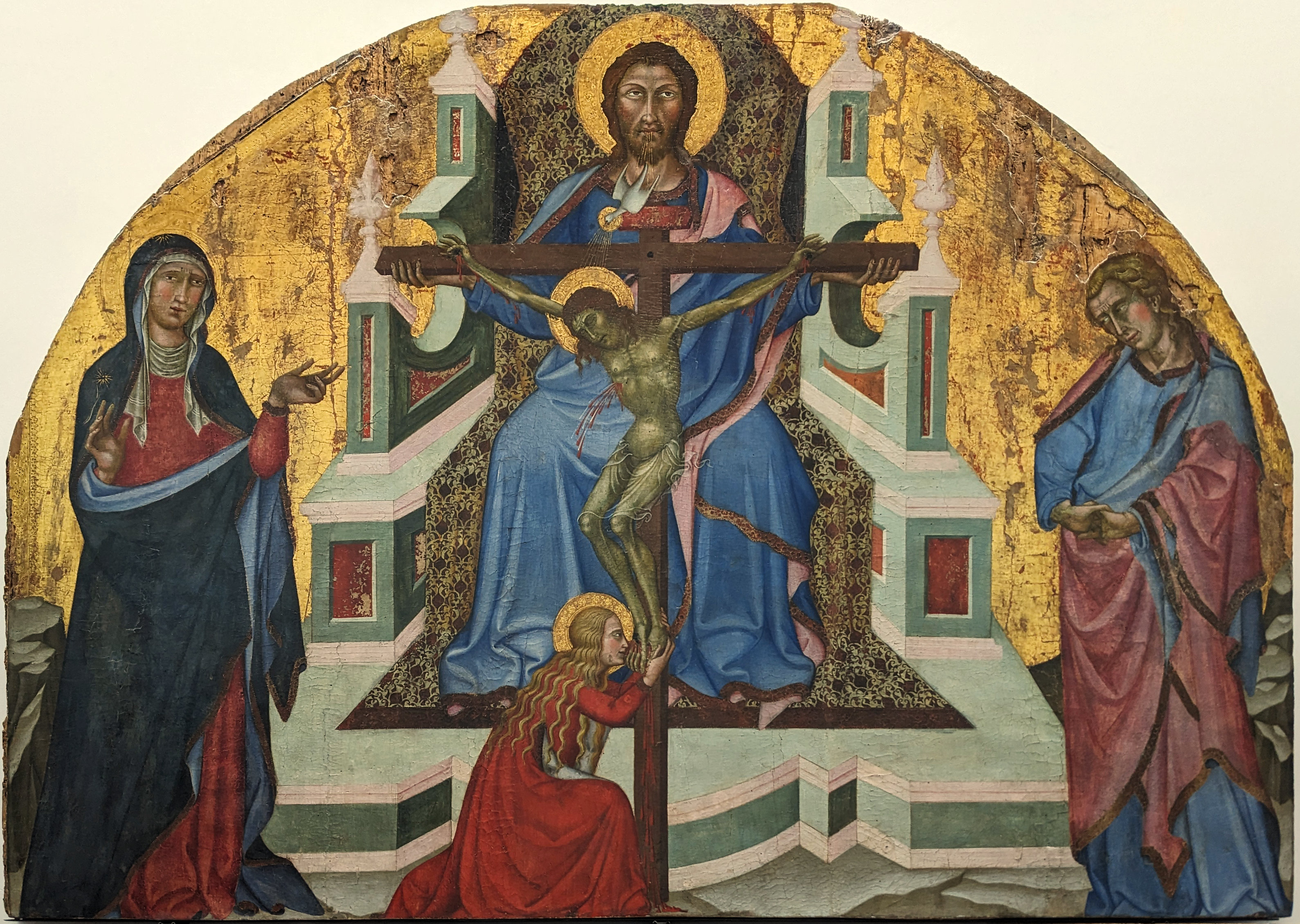 Bartolo di Fredi, La Sainte Trinité (retable de la Trinité)