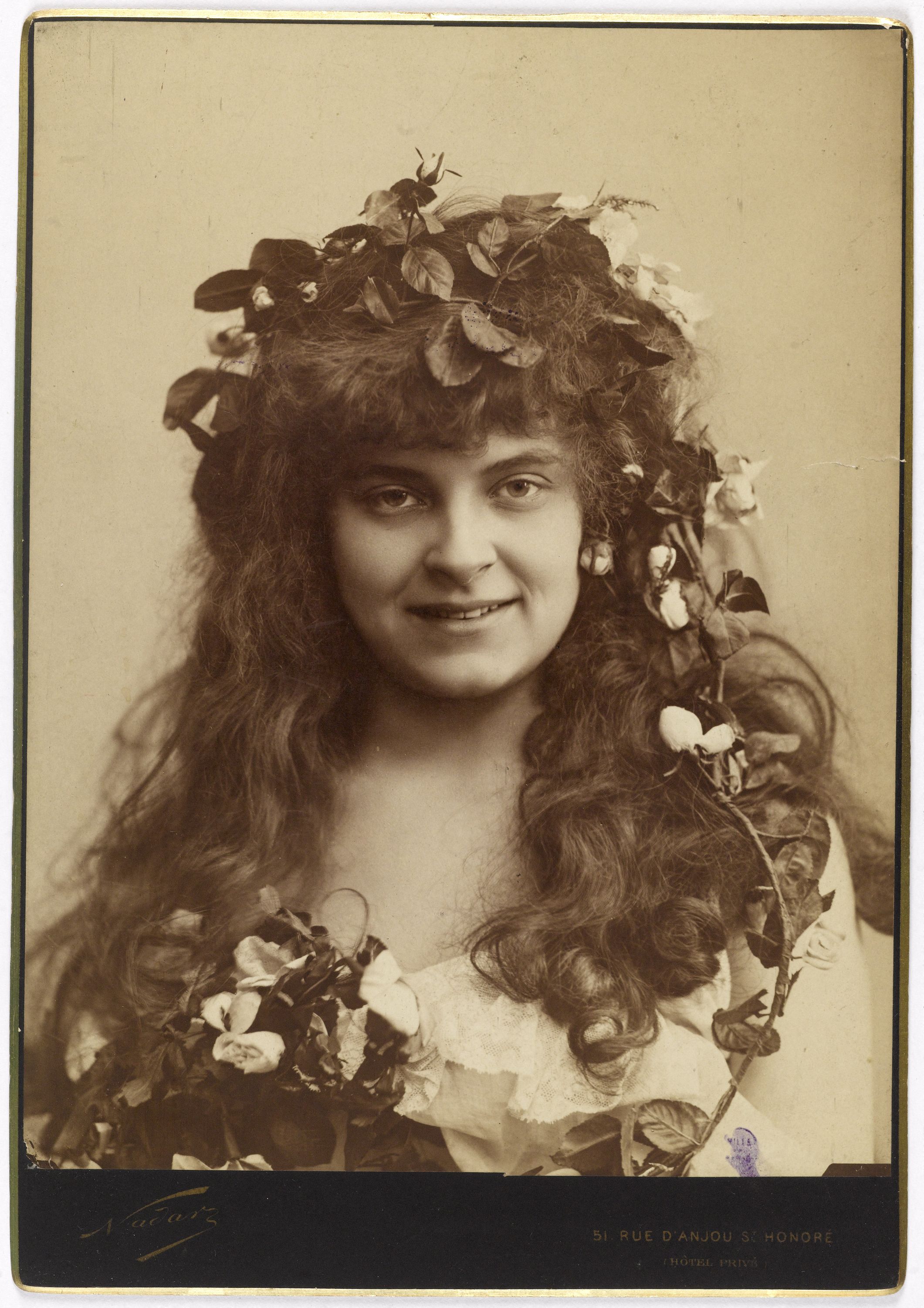 Atelier Nadar, Portrait de Feyghine (Julie Feigin dite), (1863-1882), actrice