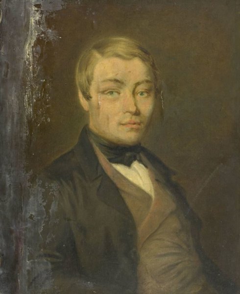 Louis Moritz, Portrait of Rudolf Johannes van den Brink, Oldest Son of Hendrik Arend van den Brink