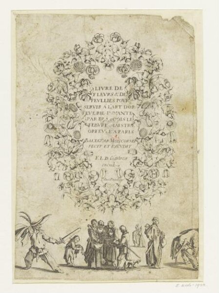François Lefebvre, Livre de Fleurs & de Feuilles pour servir a l'art d'orfeverie invante par François Lebure Maistre orfeure a Paris