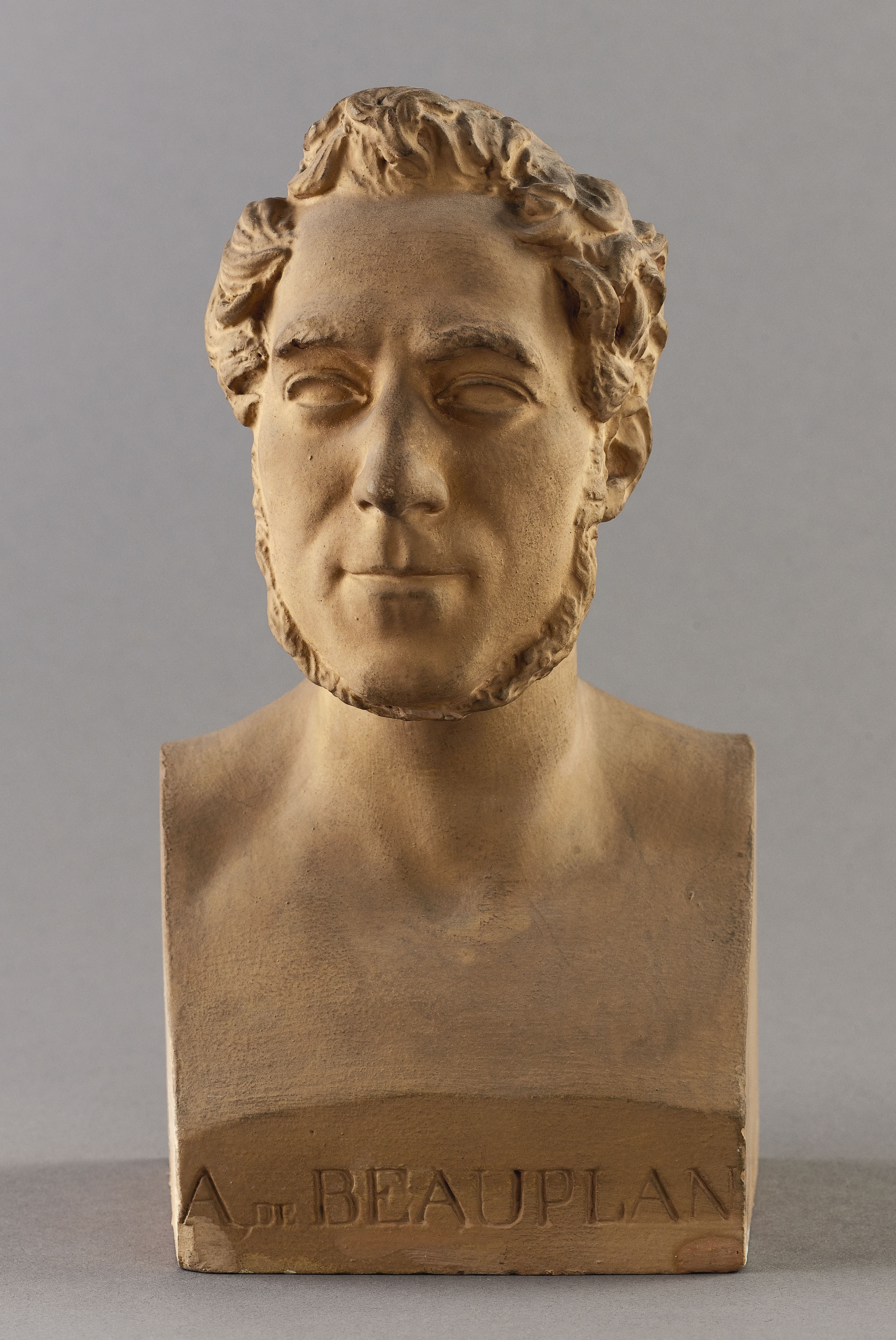Jean Pierre Dantan, Portrait sérieux d'Amédée-Joseph-Rousseau, dit de Beauplan (1790-1853), compositeur de romances