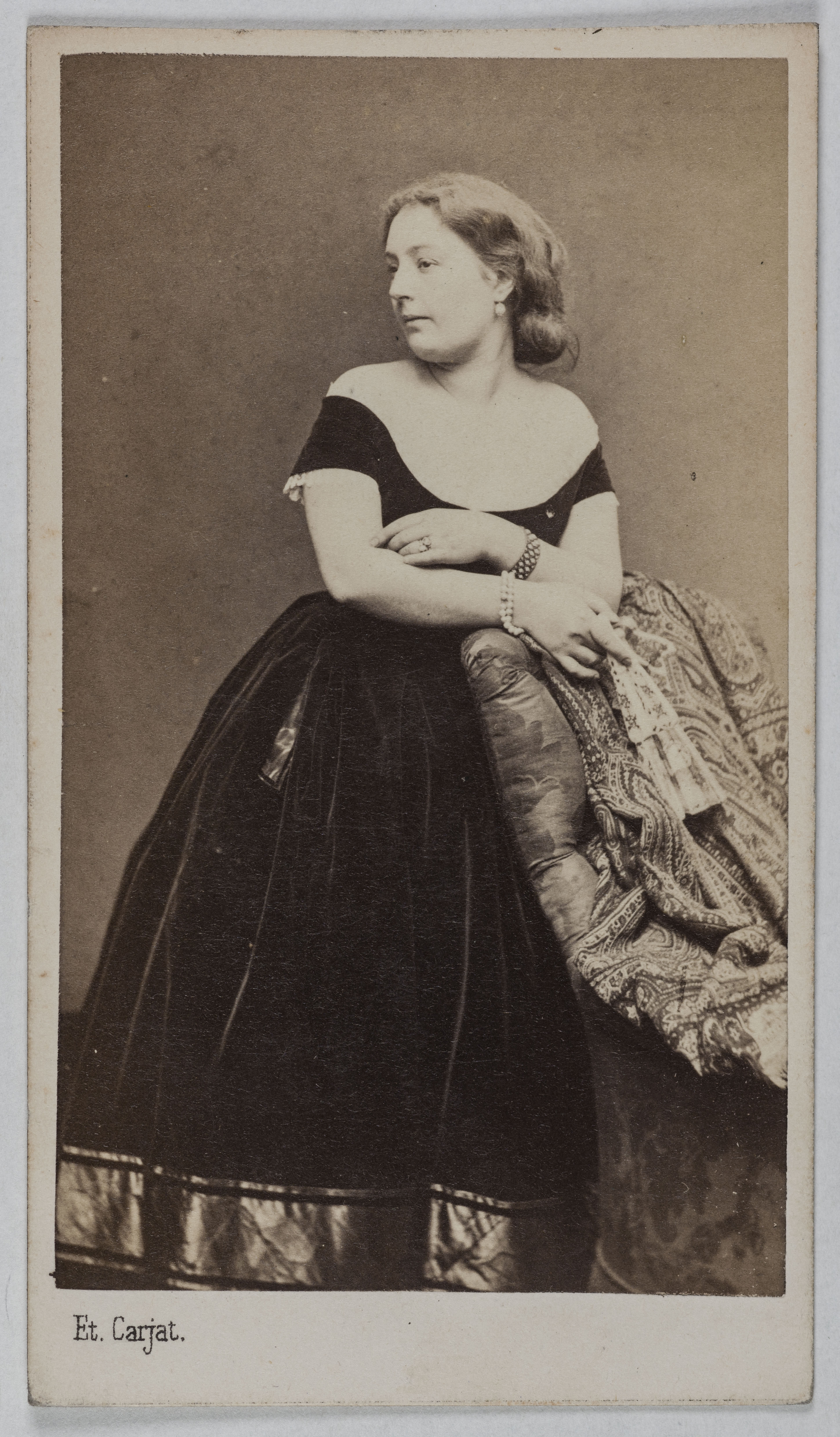 Carjat & Cie, Portrait de Marie Garnier (chanteuse lyrique ?)
