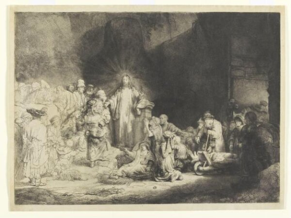 Rembrandt van Rijn, Christ healing the sick: 'The hundred guilder print'