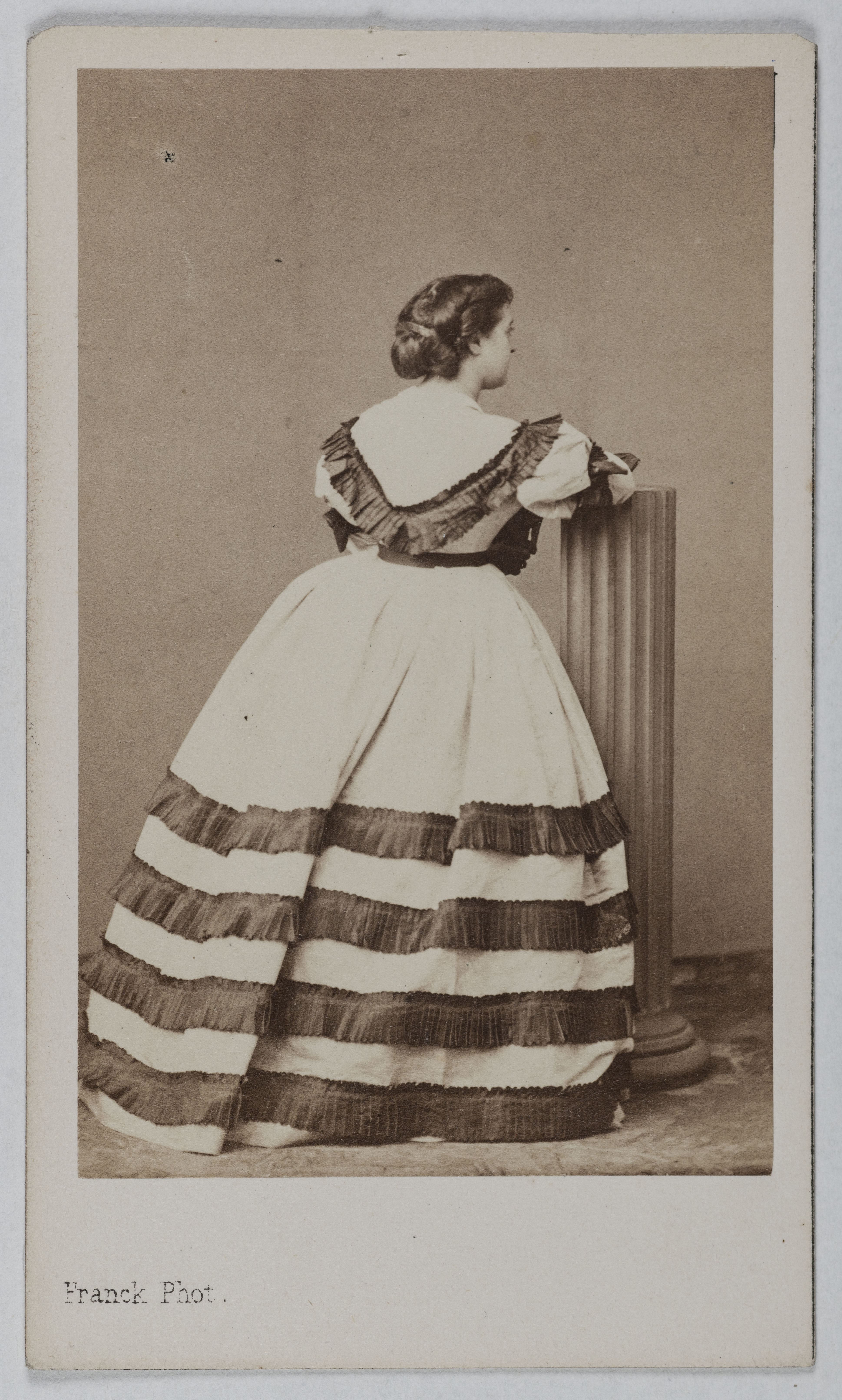 Franck, Portrait de Delphine Fix (épouse Salvador), (1831-1864), (actrice)