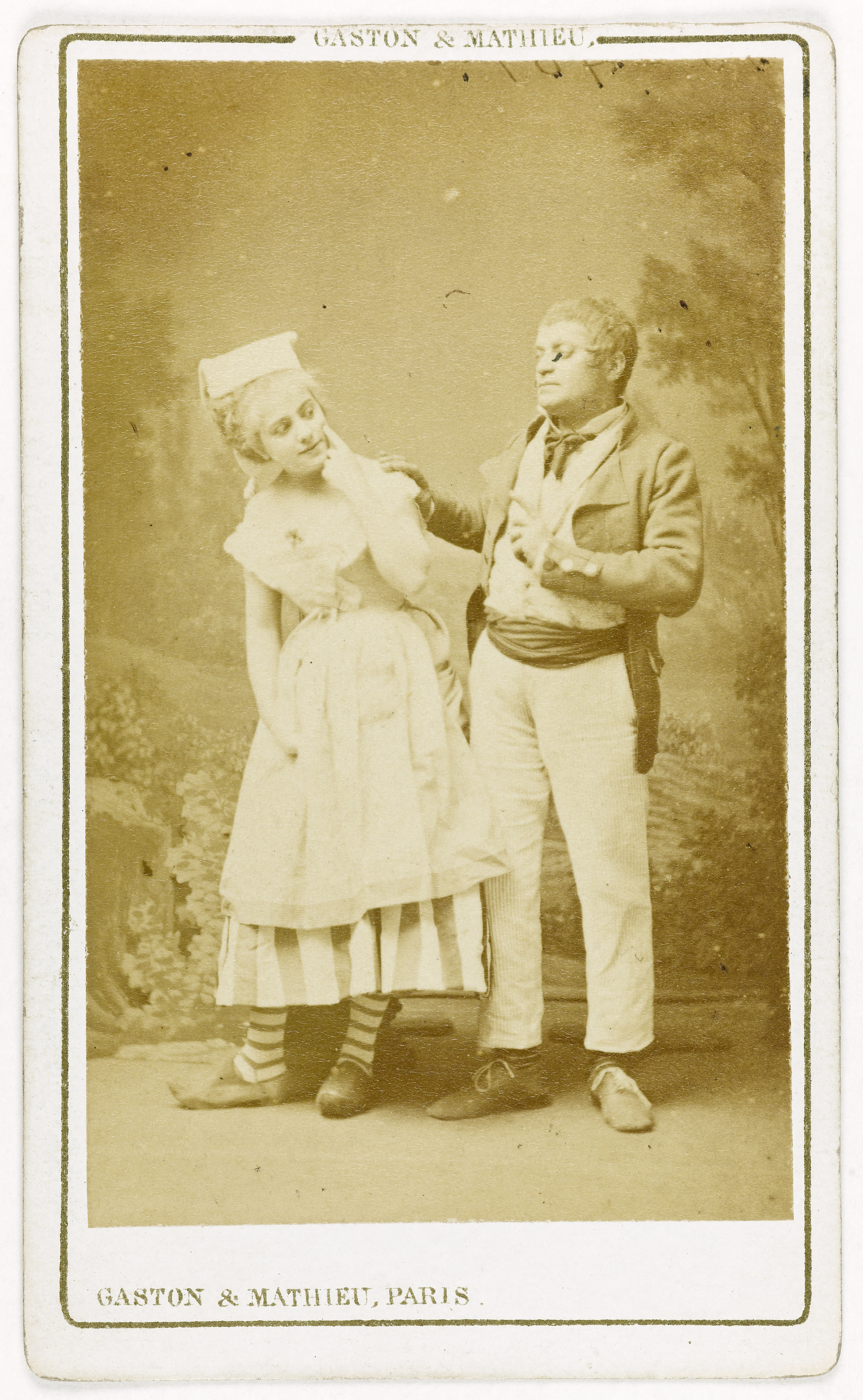 Gaston & Mathieu, Portrait de Théo, (Cécile Piccolo, épouse de Mr Vacher, dite), (1854-après 1901), (actrice)