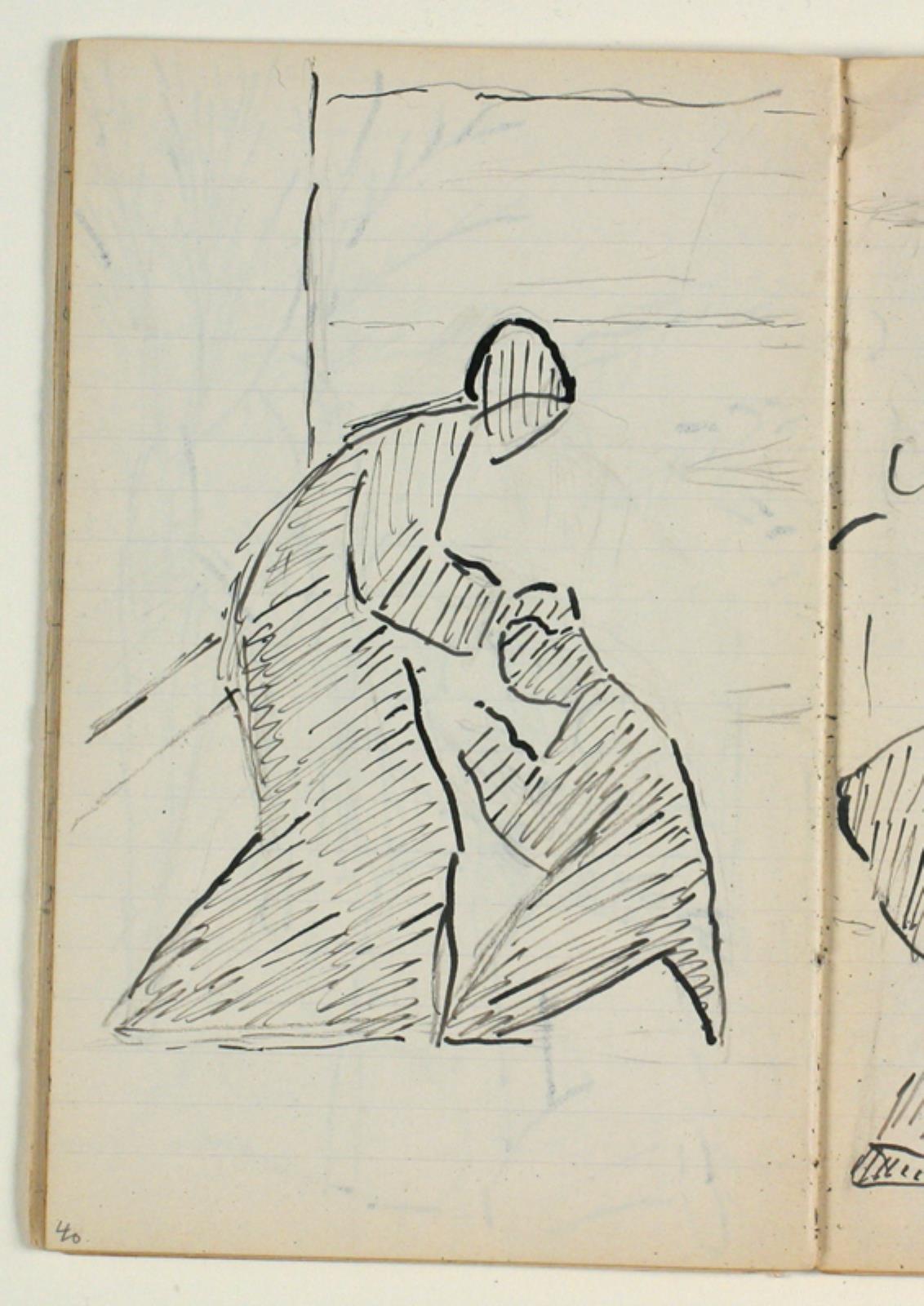 Niels Larsen Stevns, Udkast til "Kristus helbreder en spedalsk"