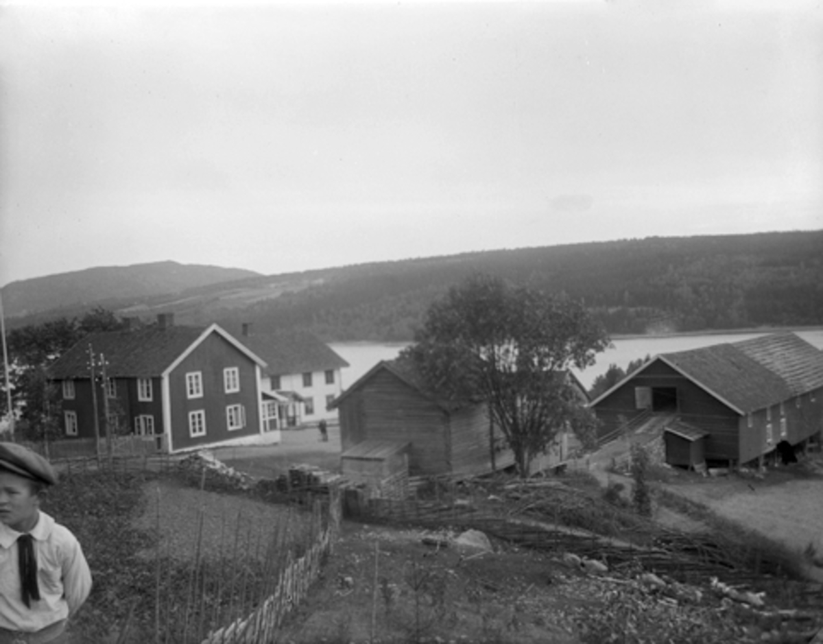 Anno Domkirkeodden, GARDSTUNET PÅ FANGBERGET, VELDRE i Ringsaker, SKYSSTASJON, GLASSPLATE.