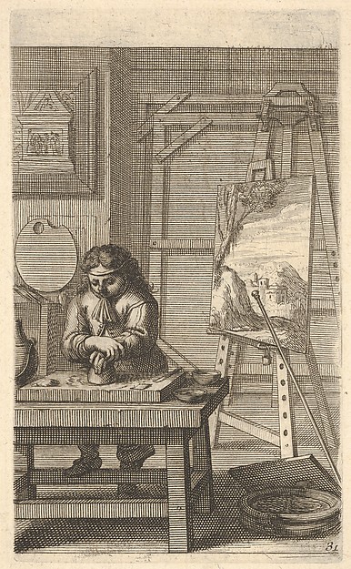 Abraham Bosse, A Painter in his Studio