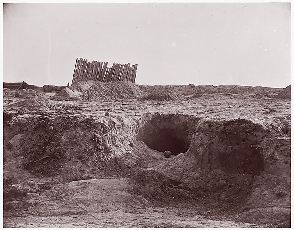 Timothy H. O'Sullivan, [The "Mine," Petersburg, Virginia]