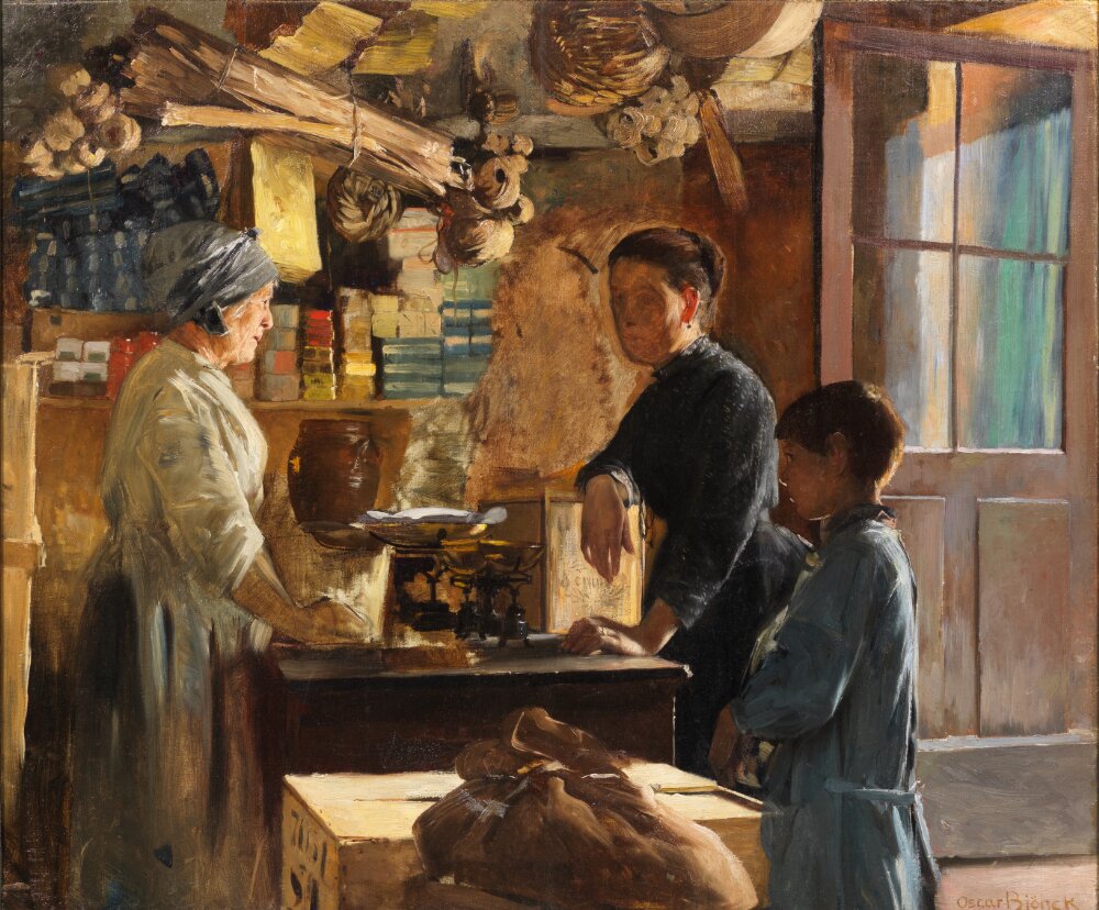 Oscar Björck, The Store in Grez-sur-Loing
