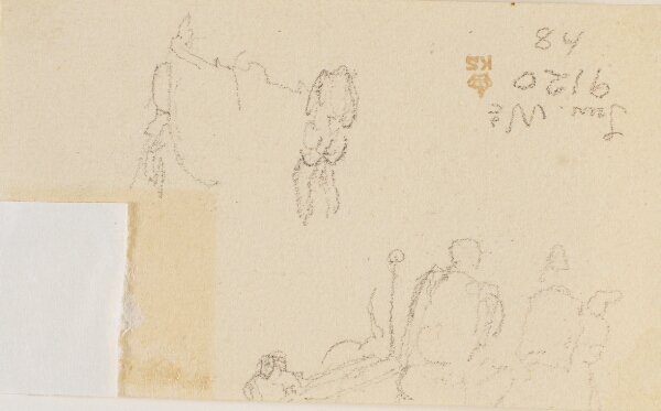 Christen Købke, Løse figurrids