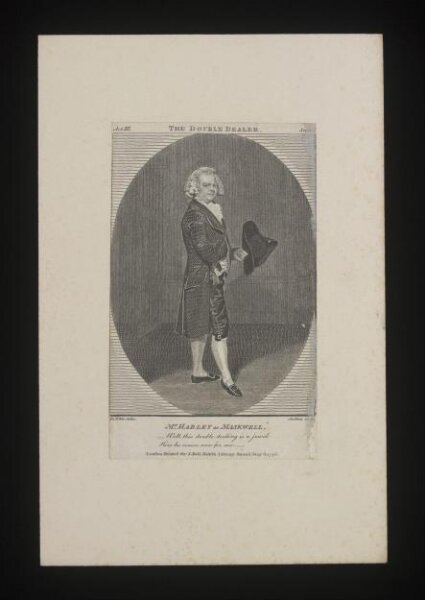 Samuel De Wilde, Mr Harley as Maskwell
