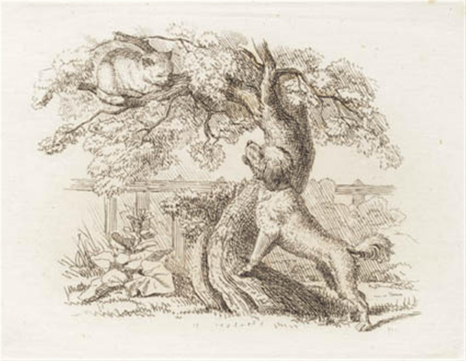 Martinus Rørbye, Illustration til "Halvhundrede Fabler for Børn" af Hey