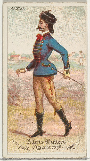 Allen & Ginter, Magyar, from World's Dudes series (N31) for Allen & Ginter Cigarettes